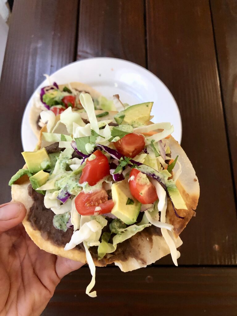 Easy Chicken Tostadas