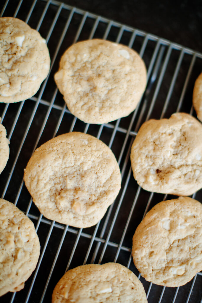 White Chocolate Macadamia Nut cookies