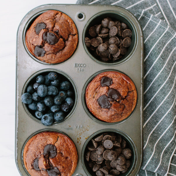 Easy Double Chocolate Flourless Blender Muffins