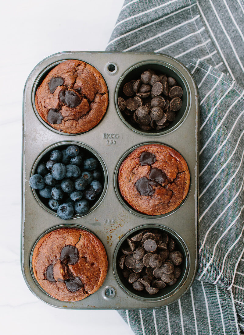 Easy Double Chocolate Flourless Blender Muffins